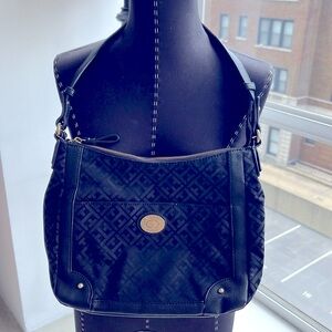 TOMMY HILFIGER monogram shoulder bag